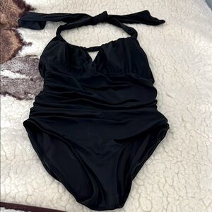 La Vie En Rose Black One Piece Swimsuit